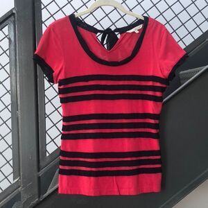 Jasper Conran pink and blue tank with tie UK SIZE8